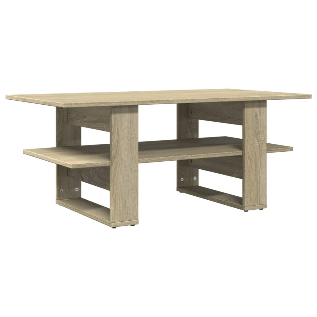 Coffee Table Sonoma Oak 102x55x42 cm Engineered Wood