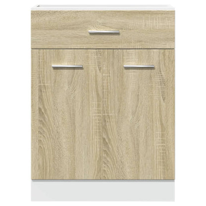 Drawer Bottom Cabinet Sonoma Oak 60x46x81.5 cm Engineered Wood