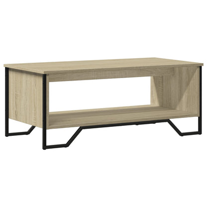 Coffee Table Sonoma Oak 100x51x40 cm Engineered Wood