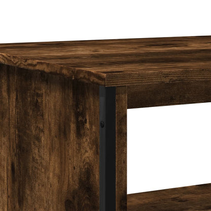 Coffee Table Smoked Oak 100x51x40 cm Engineered Wood