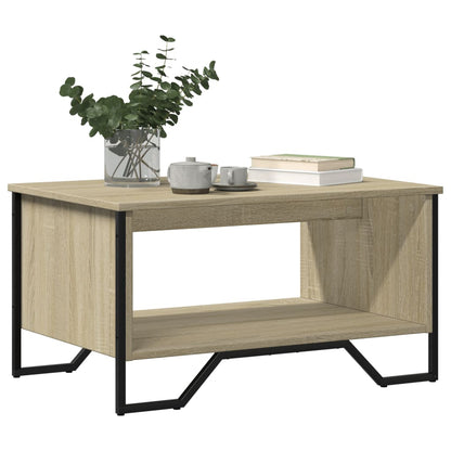 Coffee Table Sonoma Oak 75x51x40 cm Engineered Wood