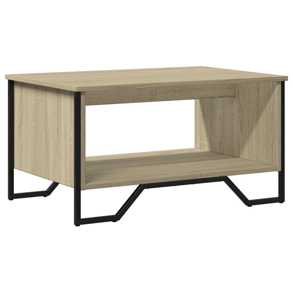 Coffee Table Sonoma Oak 75x51x40 cm Engineered Wood