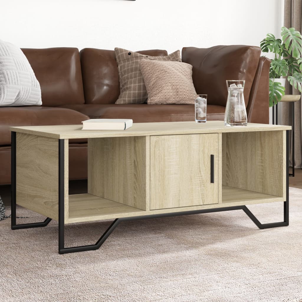 Coffee Table Sonoma Oak 100x51x40 cm Engineered Wood