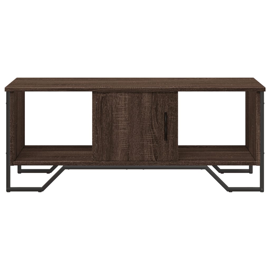 Coffee Table Brown Oak 100x51x40 cm Engineered Wood