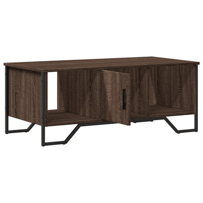 Coffee Table Brown Oak 100x51x40 cm Engineered Wood