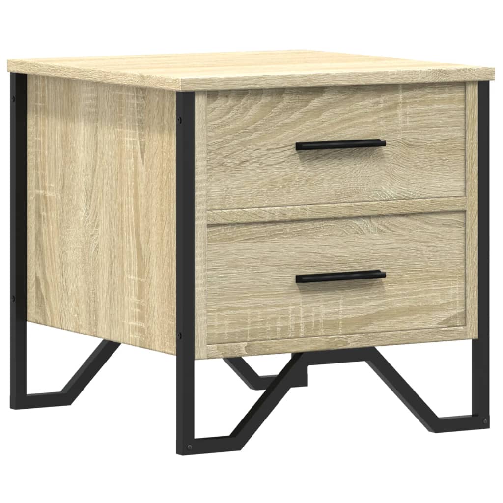 Bedside Cabinet Sonoma Oak 40x41x40 cm Engineered Wood