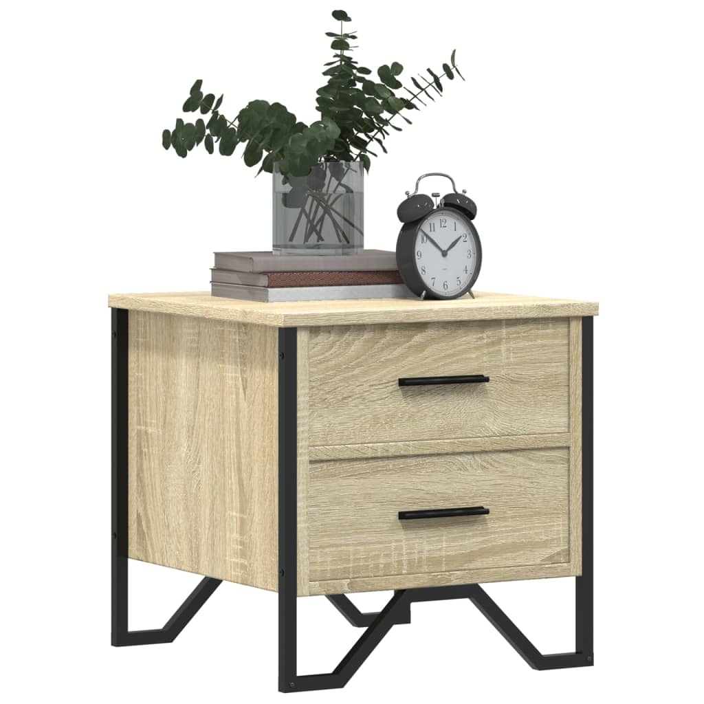 Bedside Cabinet Sonoma Oak 40x41x40 cm Engineered Wood