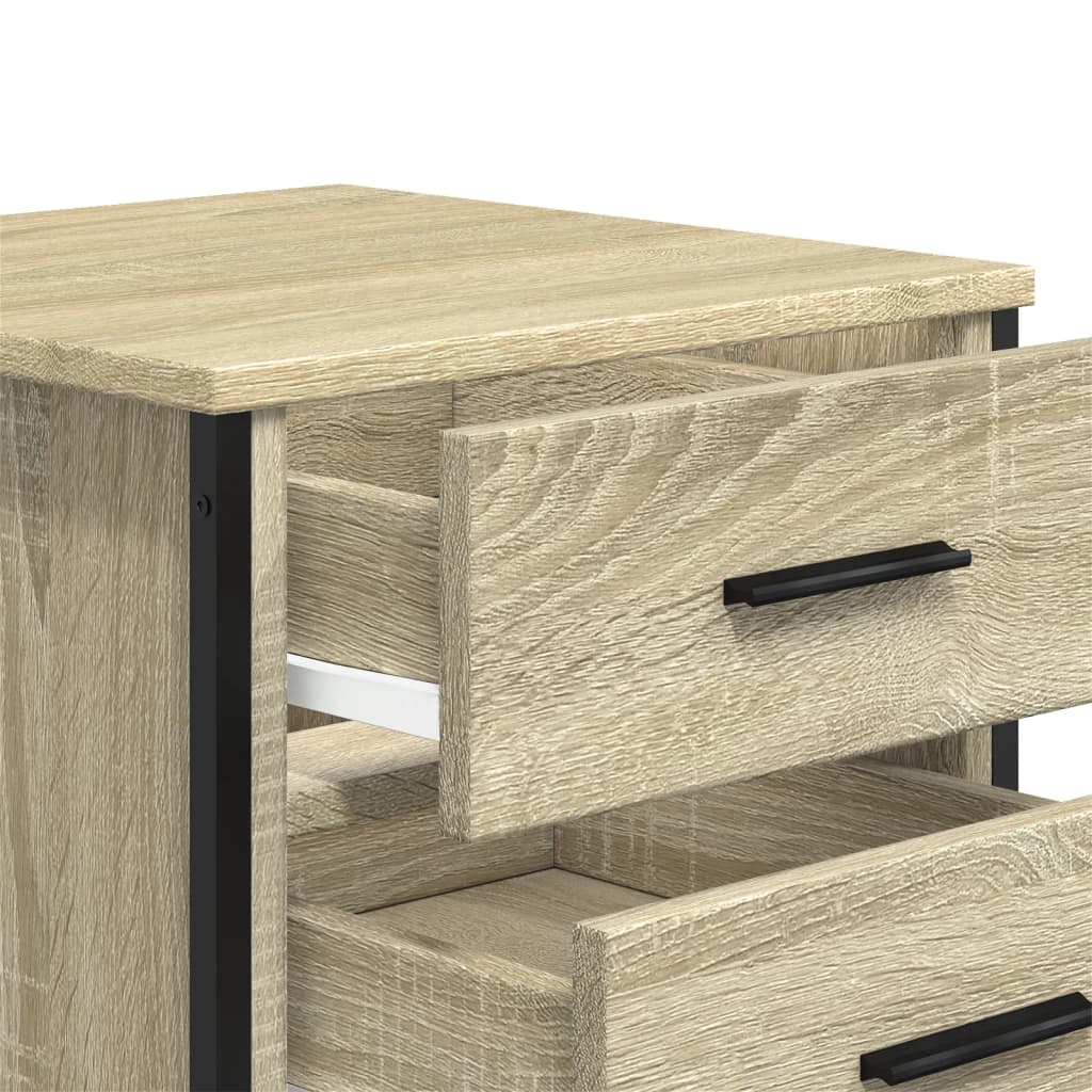 Bedside Cabinet Sonoma Oak 40x41x40 cm Engineered Wood