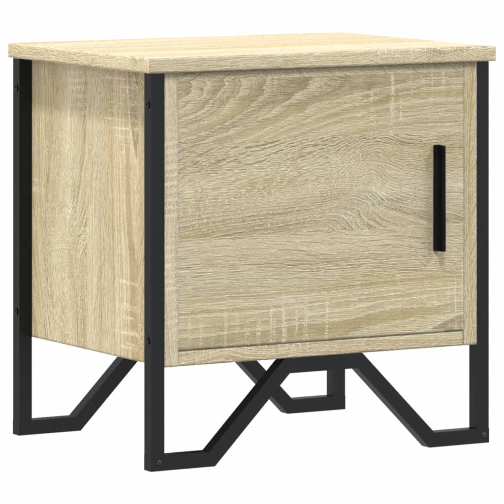 Bedside Cabinet Sonoma Oak 40x30x40 cm Engineered Wood