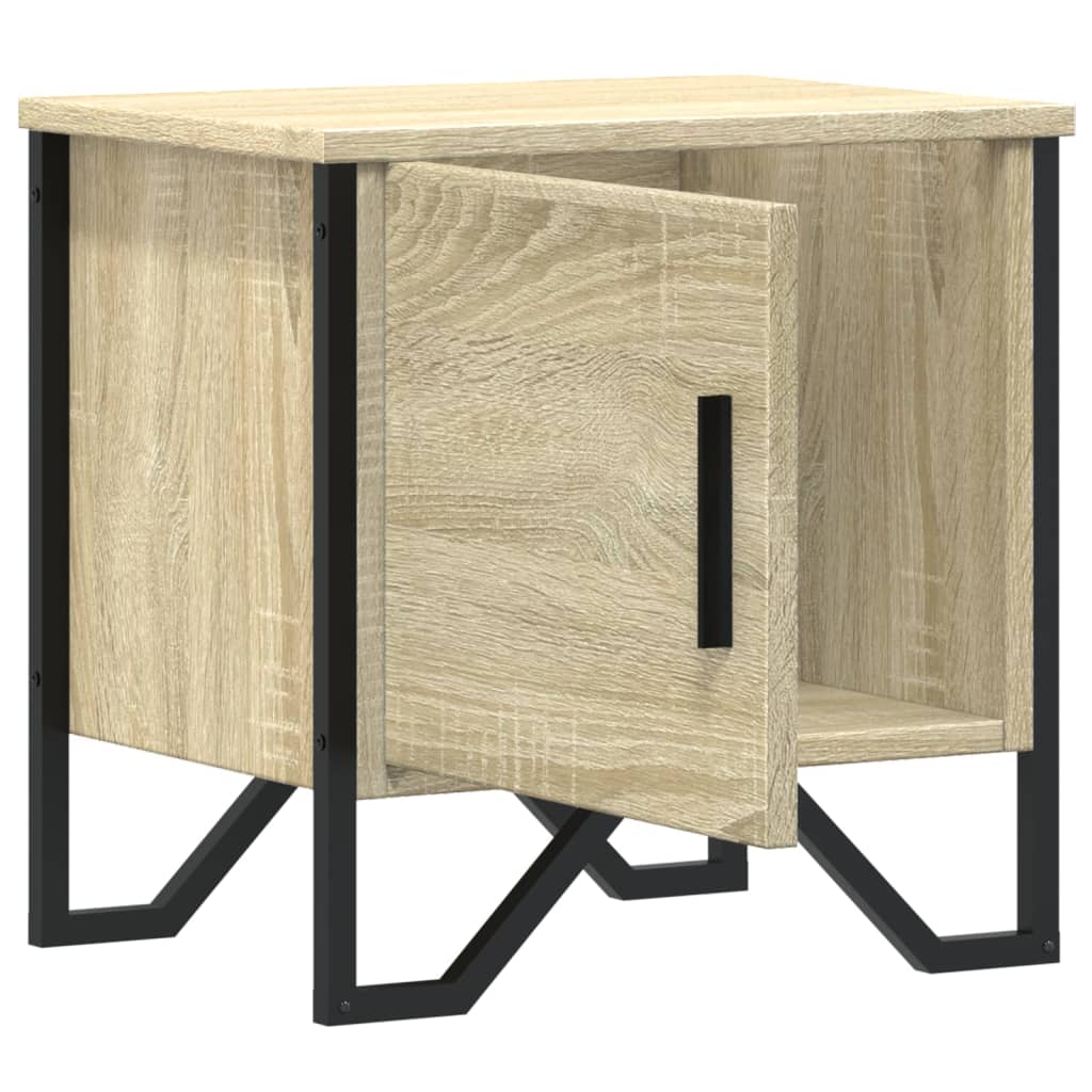 Bedside Cabinet Sonoma Oak 40x30x40 cm Engineered Wood