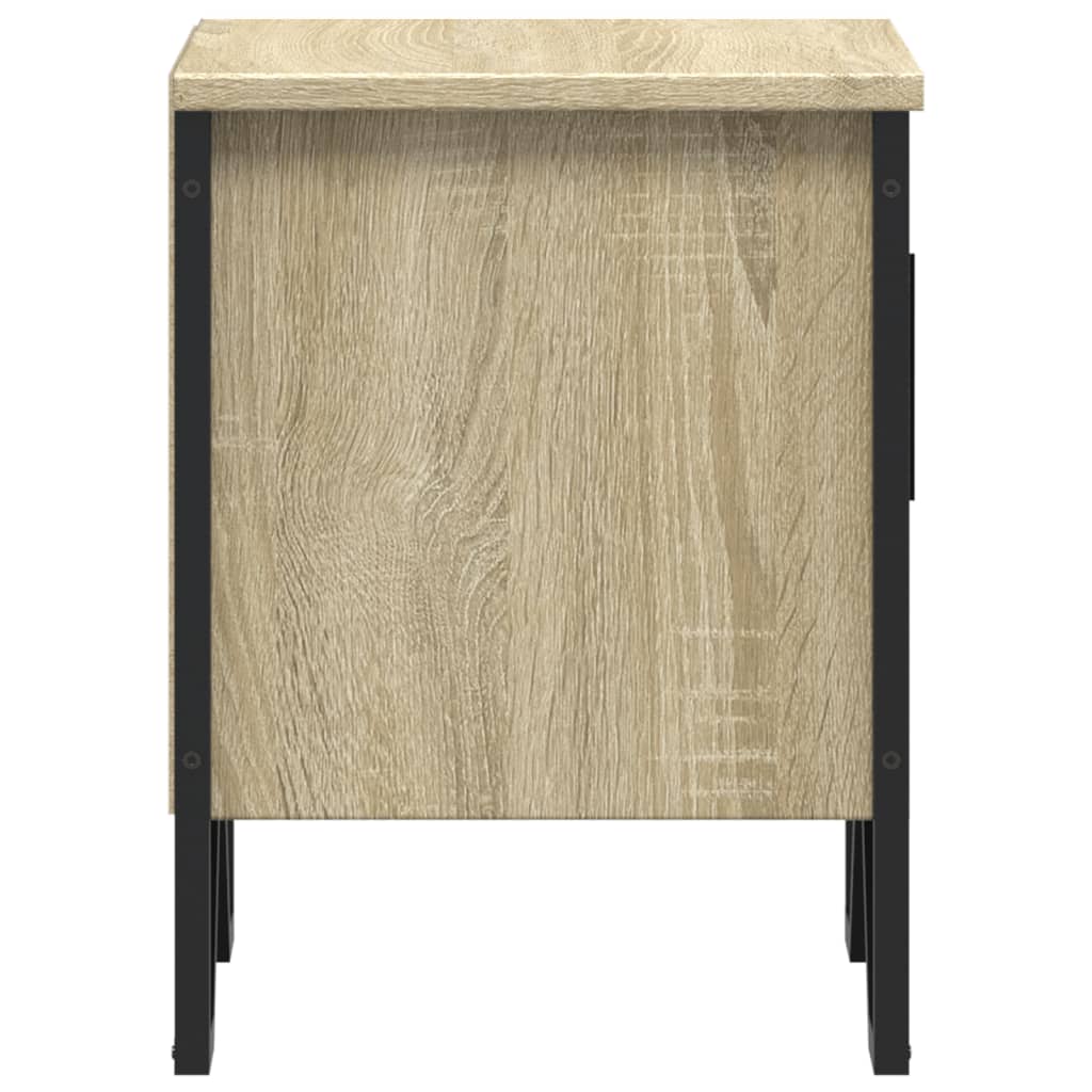 Bedside Cabinet Sonoma Oak 40x30x40 cm Engineered Wood