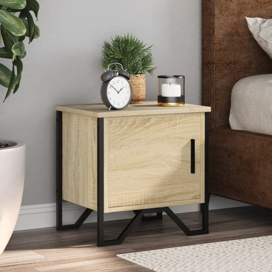 Bedside Cabinet Sonoma Oak 40x30x40 cm Engineered Wood