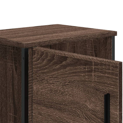 Bedside Cabinets 2 pcs Brown Oak 40x30x40 cm Engineered Wood