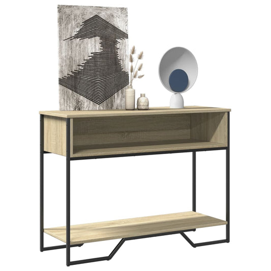 Console Table Sonoma Oak 100x35x74.5 cm Engineered Wood