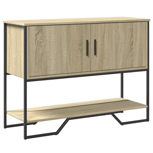 Console Table Sonoma Oak 100x35x74.5 cm Engineered Wood