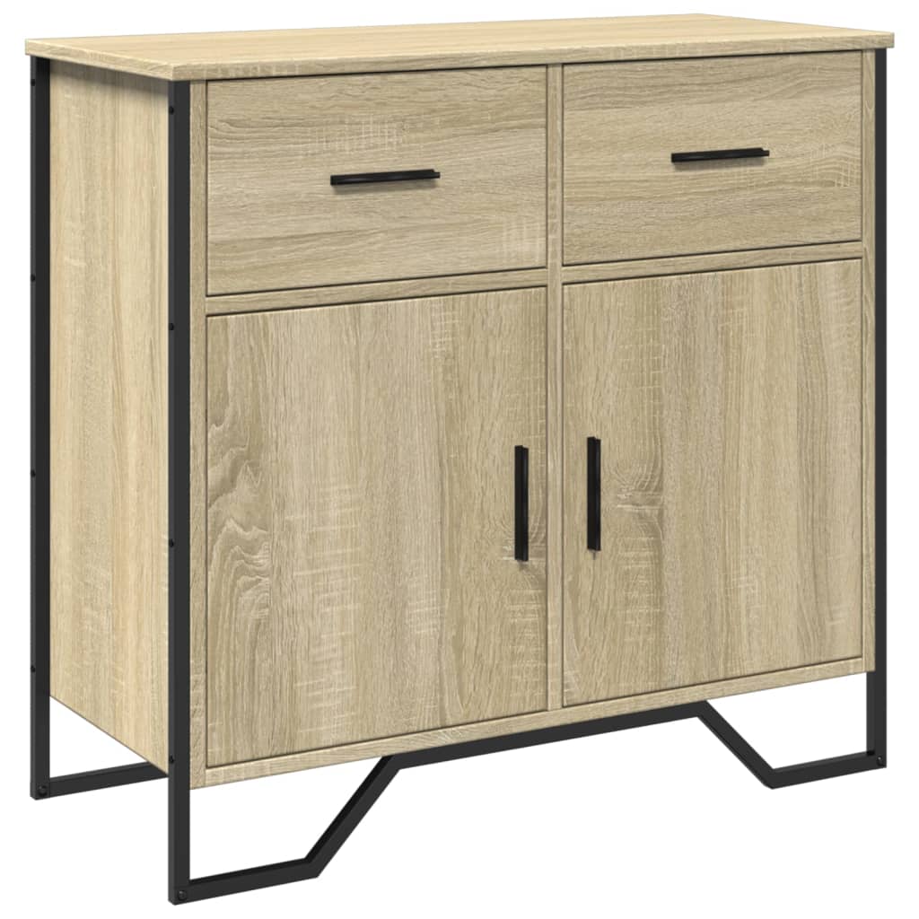 Sideboard Sonoma Oak 79.5x35.5x74.5 cm Engineered Wood