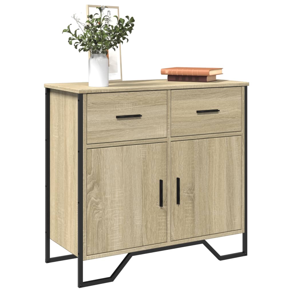 Sideboard Sonoma Oak 79.5x35.5x74.5 cm Engineered Wood