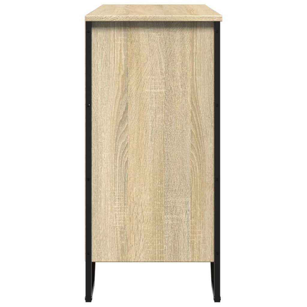 Sideboard Sonoma Oak 91x35.5x74.5 cm Engineered Wood