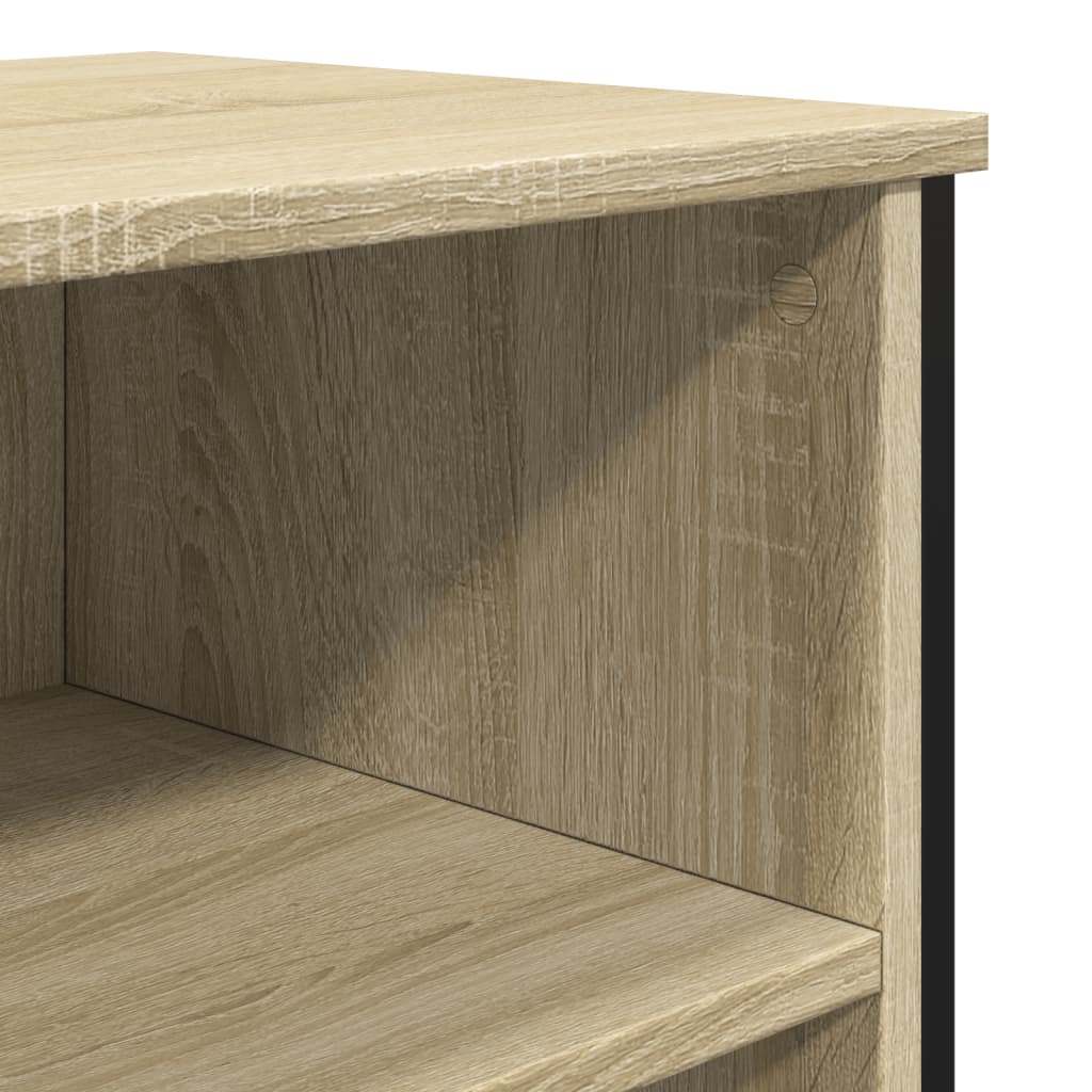 Sideboard Sonoma Oak 91x35.5x74.5 cm Engineered Wood