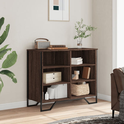 Sideboard Brown Oak 91x35.5x74.5 cm Engineered Wood