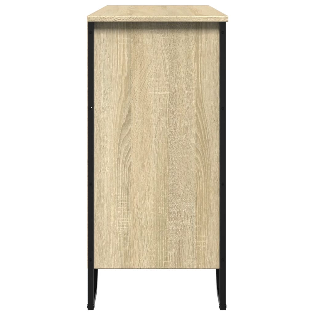 Sideboard Sonoma Oak 101x35.5x74.5 cm Engineered Wood