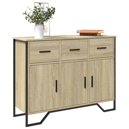 Sideboard Sonoma Oak 97x32.5x74.5 cm Engineered Wood