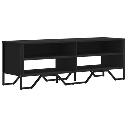 TV Cabinet Black 122x34x41 cm Engineered Wood