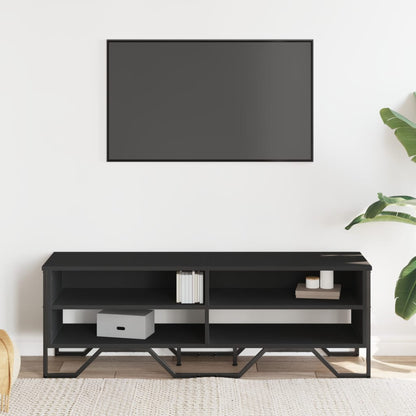 TV Cabinet Black 122x34x41 cm Engineered Wood