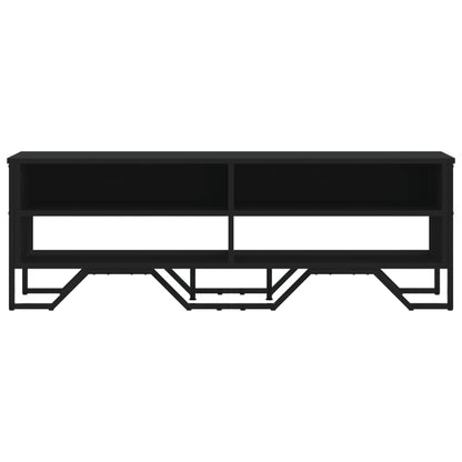 TV Cabinet Black 122x34x41 cm Engineered Wood