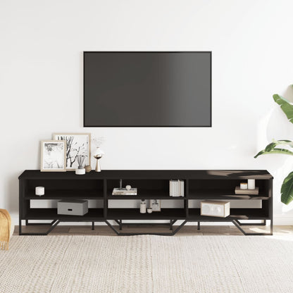 TV Cabinet Black 180x34x41 cm Engineered Wood