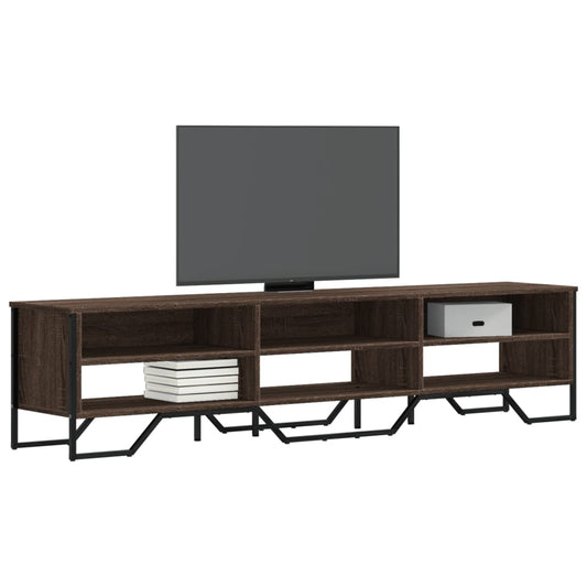 TV Cabinet Brown Oak 180x34x41 cm Engineered Wood