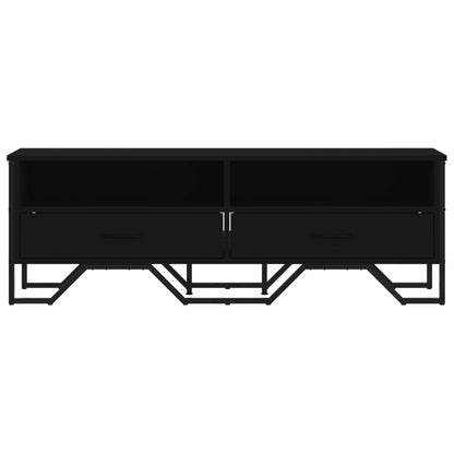 TV Cabinet Black 122x34x41 cm Engineered Wood