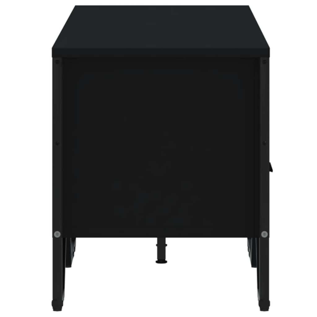 TV Cabinet Black 122x34x41 cm Engineered Wood