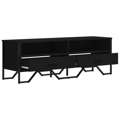 TV Cabinet Black 122x34x41 cm Engineered Wood