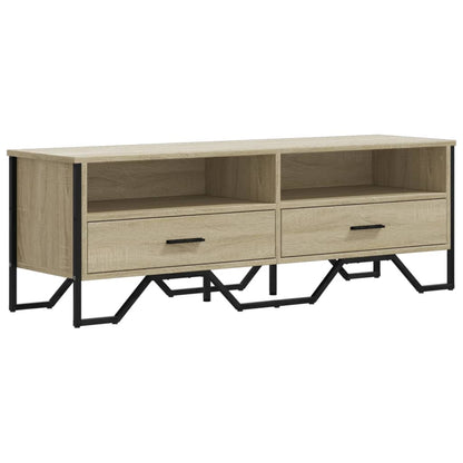 TV Cabinet Sonoma Oak 122x34x41 cm Engineered Wood