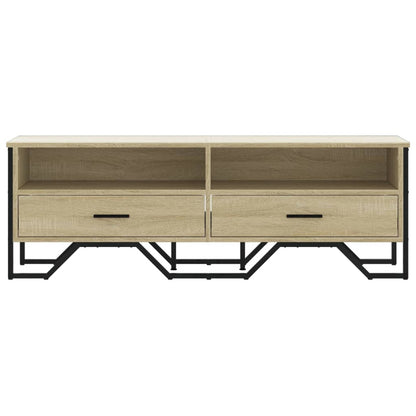 TV Cabinet Sonoma Oak 122x34x41 cm Engineered Wood