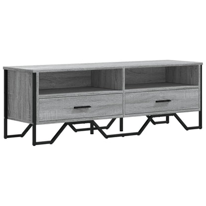 TV Cabinet Grey Sonoma 122x34x41 cm Engineered Wood