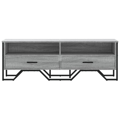 TV Cabinet Grey Sonoma 122x34x41 cm Engineered Wood