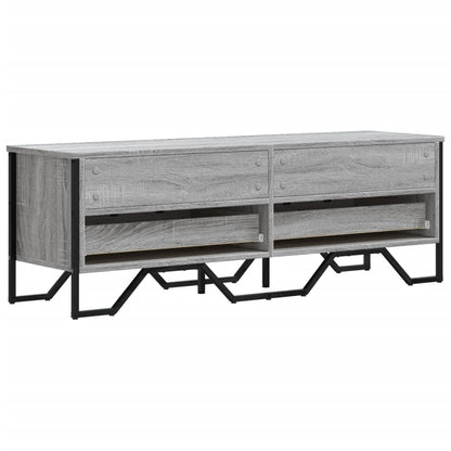 TV Cabinet Grey Sonoma 122x34x41 cm Engineered Wood