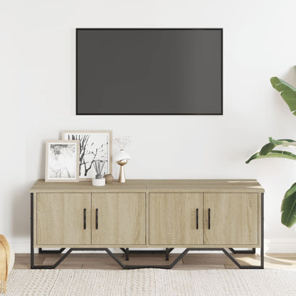 TV Cabinet Sonoma Oak 122x34x41 cm Engineered Wood