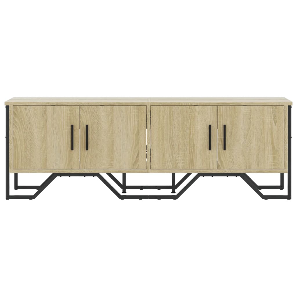 TV Cabinet Sonoma Oak 122x34x41 cm Engineered Wood