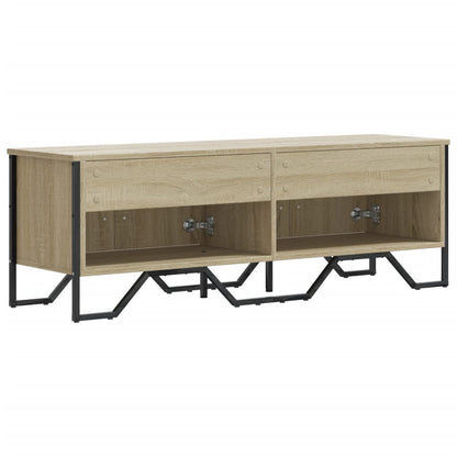 TV Cabinet Sonoma Oak 122x34x41 cm Engineered Wood