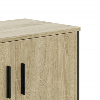 TV Cabinet Sonoma Oak 122x34x41 cm Engineered Wood