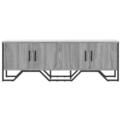 TV Cabinet Grey Sonoma 122x34x41 cm Engineered Wood