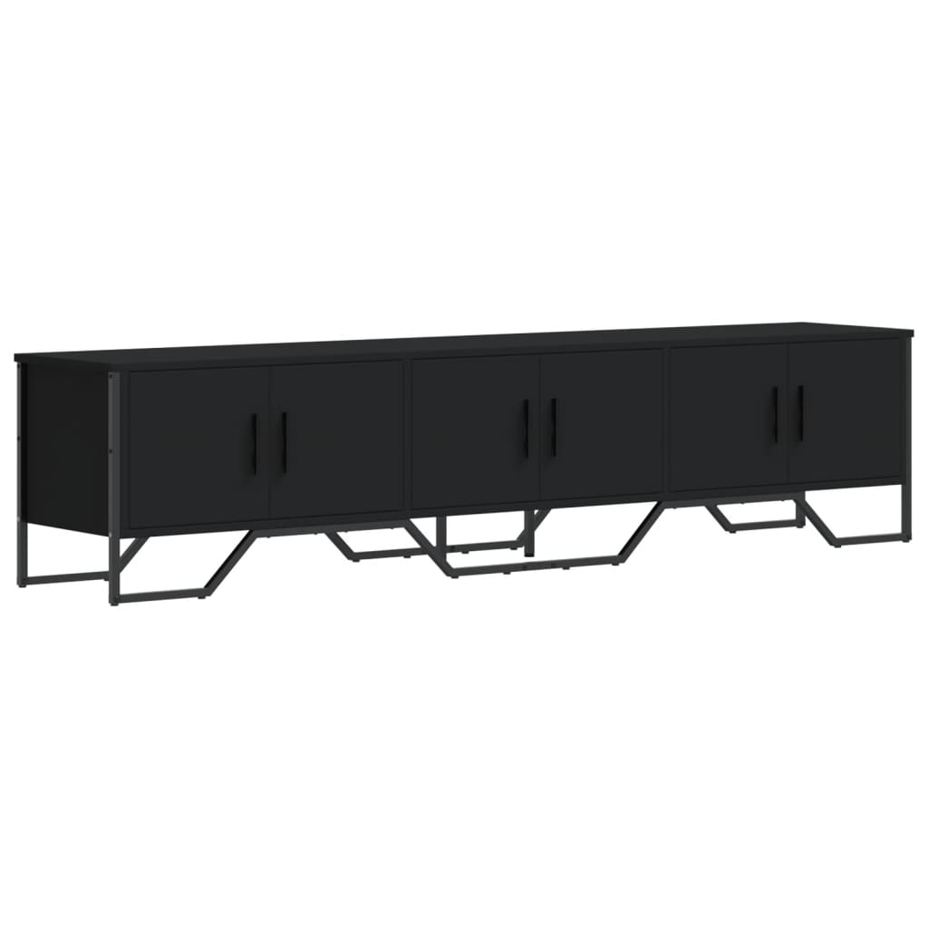 TV Cabinet Black 180x34x41 cm Engineered Wood