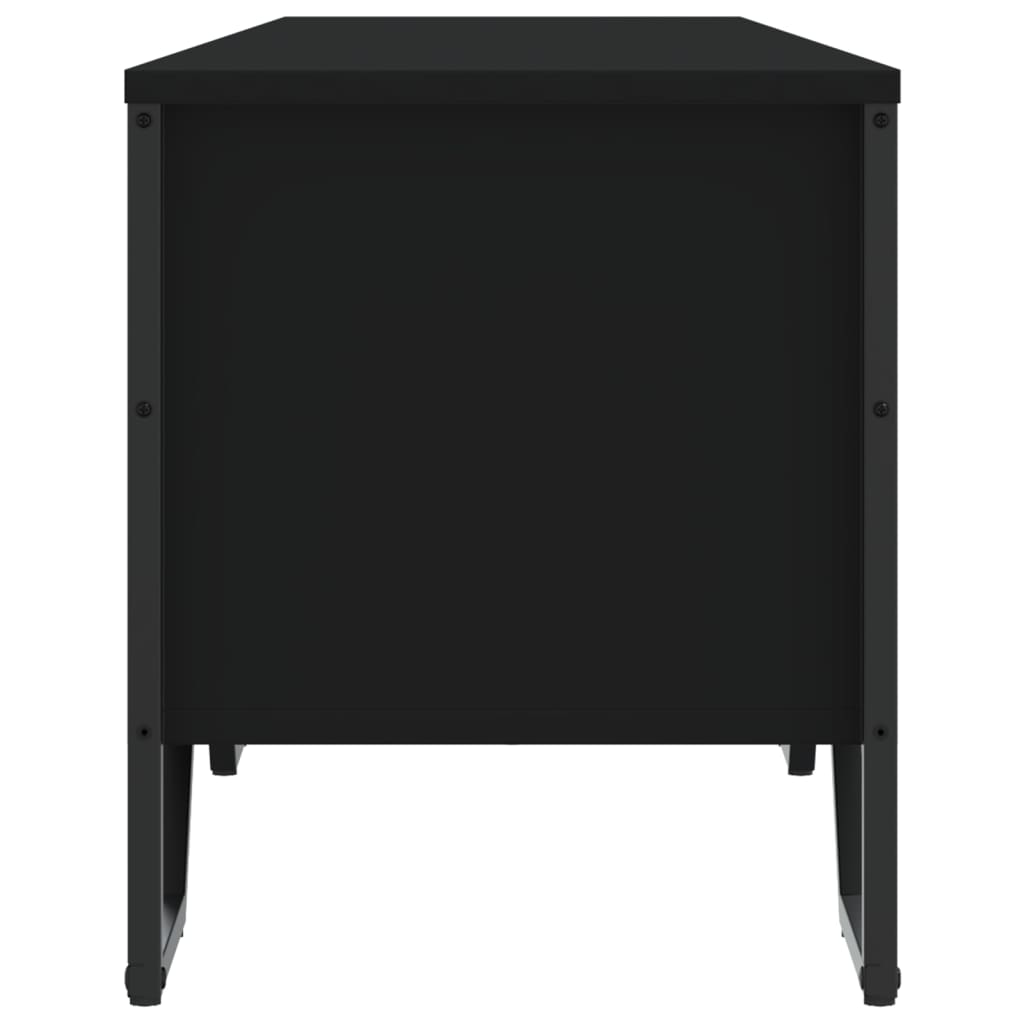 TV Cabinet Black 180x34x41 cm Engineered Wood