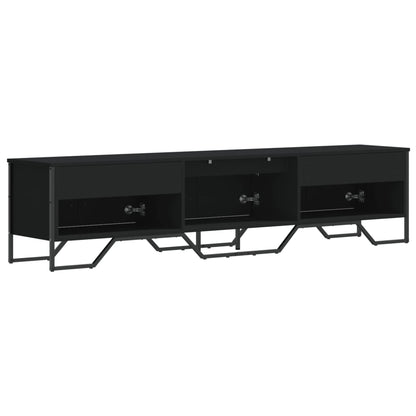 TV Cabinet Black 180x34x41 cm Engineered Wood