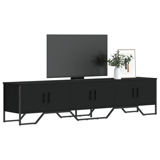 TV Cabinet Black 180x34x41 cm Engineered Wood