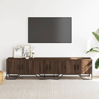 TV Cabinet Brown Oak 180x34x41 cm Engineered Wood