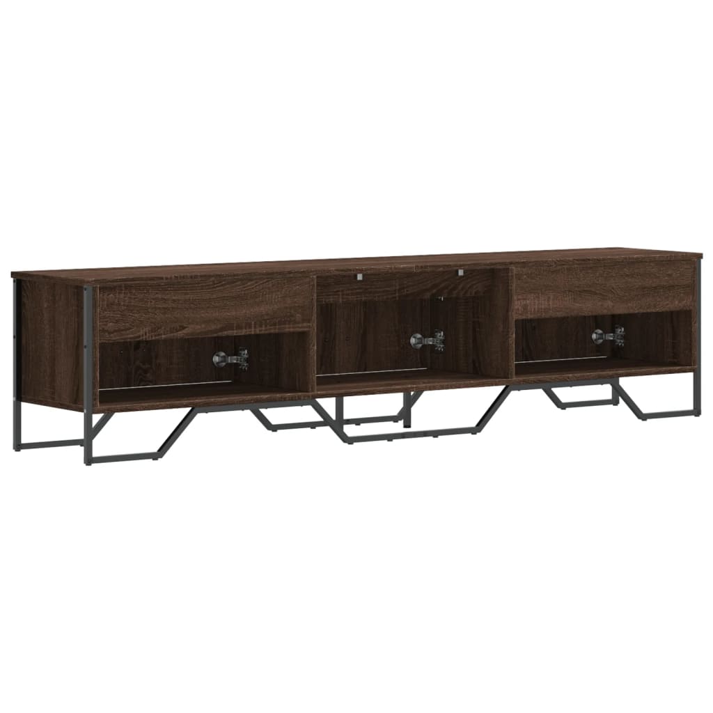 TV Cabinet Brown Oak 180x34x41 cm Engineered Wood